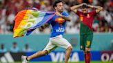 Portugal’s Ruben Neves urges World Cup authorities to be lenient on pride flag pitch invader