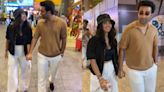 Aadar Jain And Alekha Advani Hold Hands As They Return To Mumbai After Dreamy Proposal In Maldives