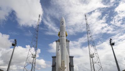 ESA’s new heavy-lift rocket, Ariane 6, is poised to launch for the first time on Tuesday