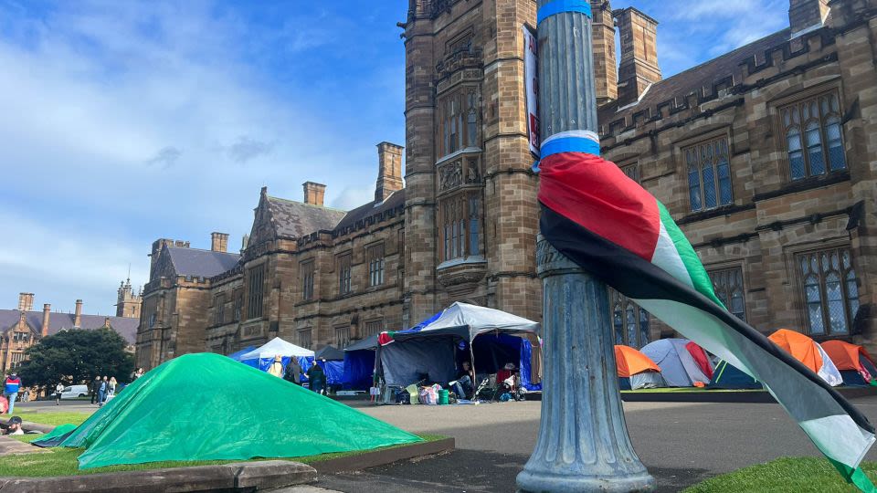 Australian student protests show US campus divisions over Gaza war are going global