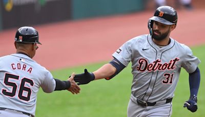 Detroit Tigers' Riley Greene blasts leadoff home run in 2-1 loss to Cleveland Guardians