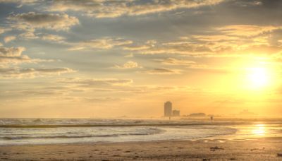 Galveston beach could get Blue Flag which is much better than red