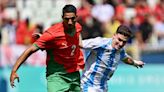 Fan invasion finishes Argentina, Morocco draw