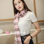 ❤羅莎莉歐美精品代購❤全新 BURBERRY 格紋圍巾 -現貨在台-