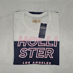 全新正品  HOLLISTER    海藍&白色 棉T~M