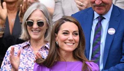 Kate Middleton Wears Lavender Dress in Rare Public Appearance at Wimbledon Finals