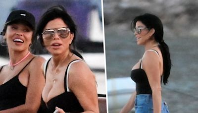 Lauren Sanchez, 54, rocks daisy dukes for eighth luxury vacation with Jeff Bezos in 12 months