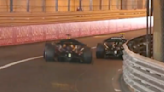 Two F2 Drivers Nearly Collide in Monaco Tunnel