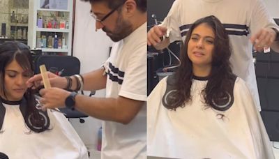 Kajol gets a new summer special haircut, hairstylist reveals some actresses never blow dry their hair