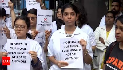 Kolkata rape case: Doctors protest at Mumbai, Nagpur amid nationwide shutdown of OPD services | Mumbai News - Times of India