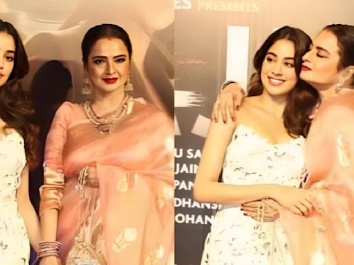 Janhvi Kapoor admits in Sridevi’s absence, her ‘Peddamma’ Rekha’s approval means a lot to her: ‘Mom and she were like soul sisters’