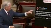 Lindsey Graham Yells At Polish Prime Minister's Tweet On Senate Floor