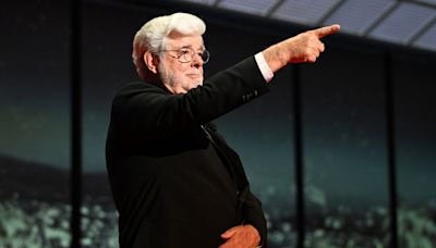 George Lucas receives honorary Palme d'Or at Cannes