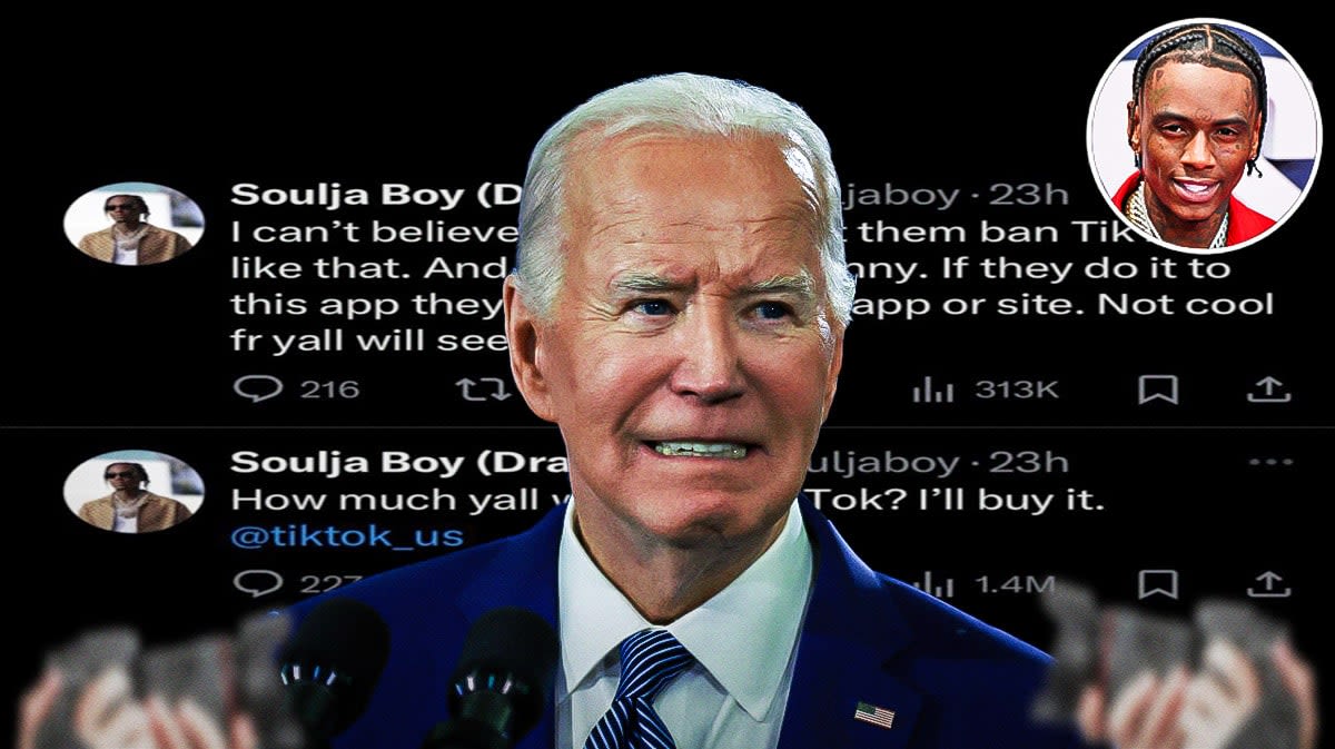 Soulja Boy gets enraged after Joe Biden signs TikTok ban, claims he'll buy it