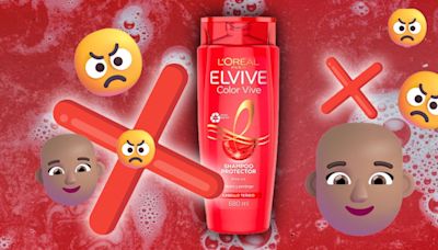 El shampoo Elvive rojo sería otro más de la marca L’Oréal que provoca alopecia