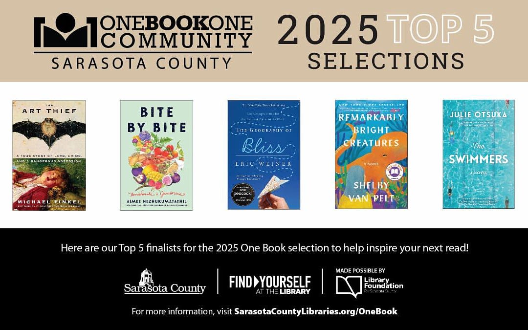 Finalists announced for annual One Book, One Community selection | Your Observer