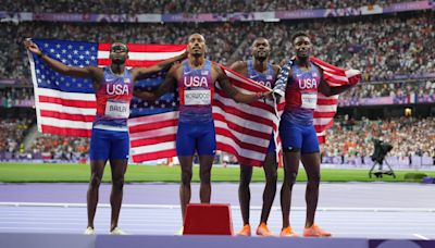 US men's 4x400 relay team wins gold at Paris Olympics