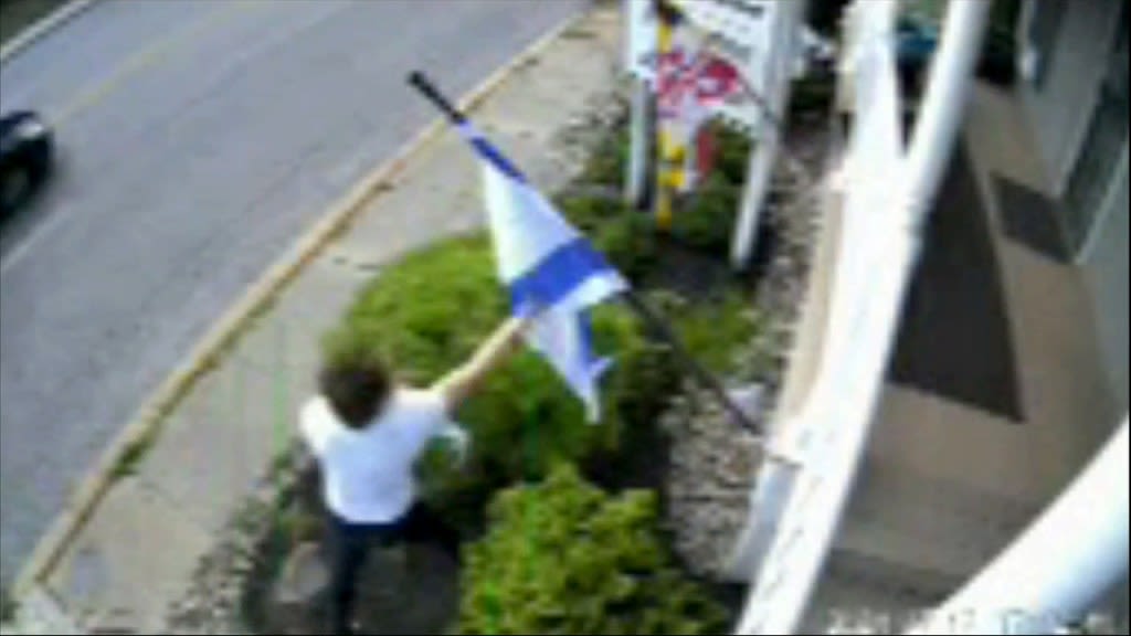 FOX45 News: Thieves target Israeli symbol for fourth time at Falls Road business