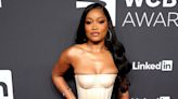 Keke Palmer Looks Like Champagne in Silky Corset and Satin Skirt at 2024 Webby Awards