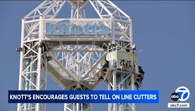 Knott's Berry Farm cracking down on people who cut in line