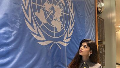 Sanjana Sanghi Takes Global Stage at United Nations Headquarters In New York, Pics Go Viral - News18