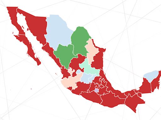 De la hegemonía del PRI al dominio de Morena: así ha cambiado el mapa electoral en México