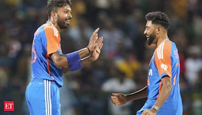 India beat Sri Lanka by 7 wickets in rain-hit match, bag T20I series 2-0 - The Economic Times