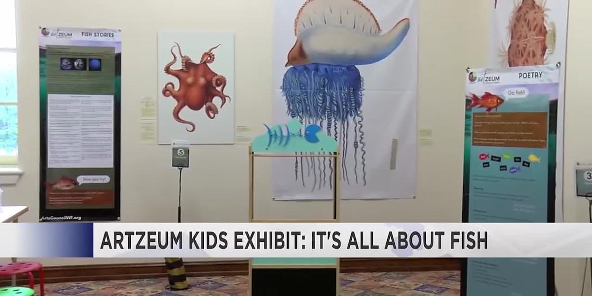 Artzeum Kids Exhibit - It’s All About Fish