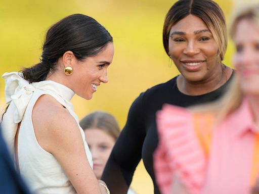 Serena Williams turns heads in figure-hugging black dress for glamorous night out