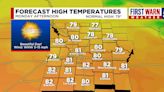 First Warn Forecast: Beautiful Memorial Day, next chance of showers later this week