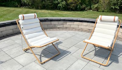 This Sling Chair From Rove Concepts Is My Go-To For Outdoor Lounging