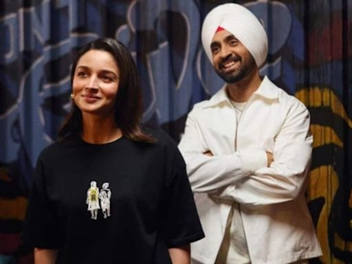 Alia Bhatt can't stop laughing as Diljit Dosanjh hilariously dubs her lines in BTS vlog of Jigra’s Chal Kudiye song