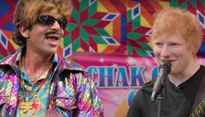 Ed Sheeran Sings About 'Eating Paneer Pakoda', Sunil Grover 'Hires' Him For a Show in Rajasthan | Watch - News18