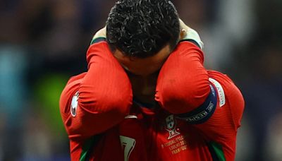 El motivo detrás del llanto de Cristiano Ronaldo en pleno partido de Portugal