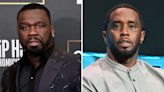 50 Cent's reaction to Diddy's son's diss track goes viral