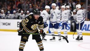 Brad Marchand provides update on status for Bruins’ die-or-die Game 6