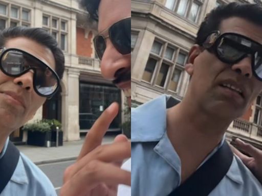 Karan Johar Looks Upset After a Fan Calls Him 'Uncle' in London, Video Goes Viral; Watch - News18