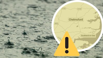 Heavy rain set to hit Essex as Met Office issues 18-hour weather warning