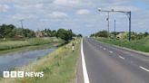 Car in river at Chatteris closes road