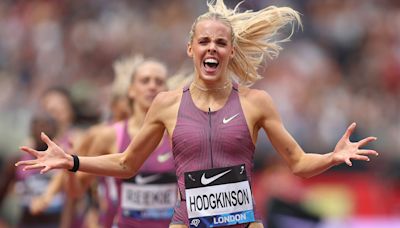Amazing moment Hodgkinson beats British record to become 6th fastest woman EVER