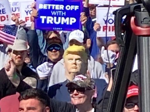 Donald Trump takes the stage in Wildwood as thousands cheer the former president