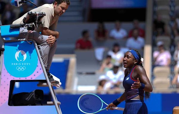 Watch: The call that sparked controversy in tennis star Coco Gauff's Olympic loss