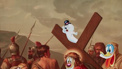 Obra de Jesus Cristo com rosto de personagem dos Looney Tunes, é removida após protestos na Austrália