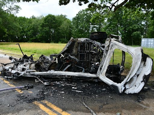 Maine man dies after Tesla hits tree and catches fire