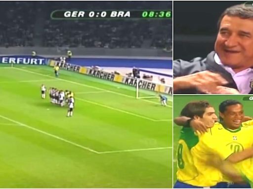 When Ronaldinho showed his football IQ is off the scale with genius free-kick vs Oliver Kahn