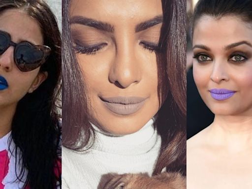 Priyanka Chopra’s grey lips to Aishwarya Rai’s purple pout: Revisit weirdest lipstick shades on Lipstick Day 2024