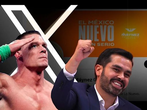 John Cena sorprende a fanáticos de la lucha libre mexicana; sigue a Jorge Álvarez Máynez en ‘X’