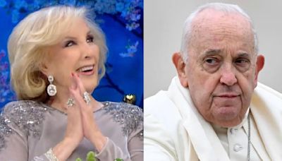 Mirtha Legrand se emocionó por el mensaje que recibió del Papa Francisco y le hizo un reclamo en vivo