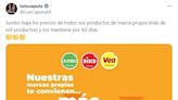 Caputo celebró que un supermercado rebaje los precios de productos propios