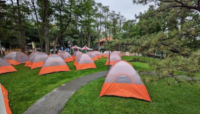 北市預演災害防救 北投復興公園30頂帳篷實兵備戰